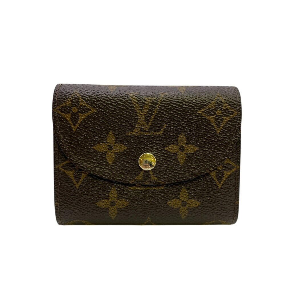 Louis Vuitton Helene Portefeuille Wallet flap tri holds brown